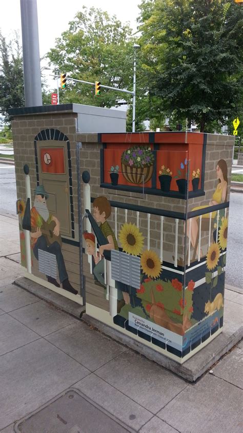 electricity box art|utility box wrap art.